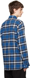 Givenchy Blue Check Shirt