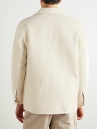 Eleventy - Slim-Fit Wool, Cashmere and Silk-Blend Overshirt - Neutrals