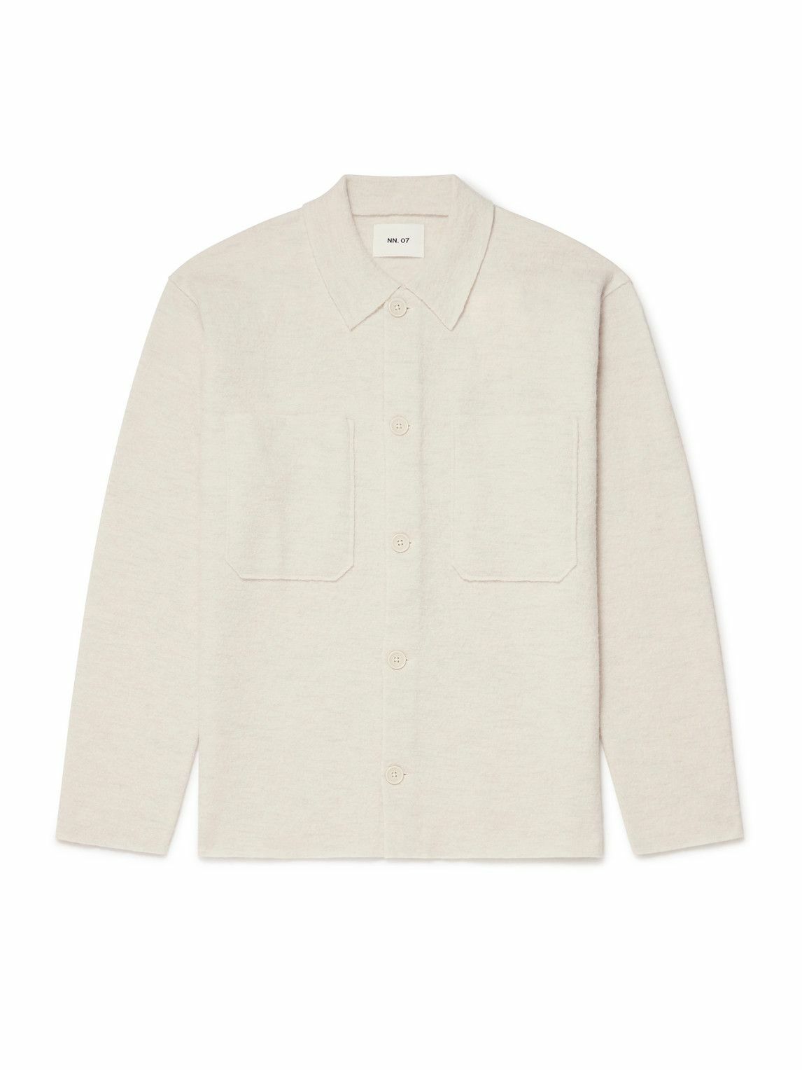 NN07 - Wilas 8267 Checked Virgin Wool-Blend Shirt Jacket