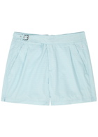 Gusari The London Printed Shell Swim Shorts Aqua