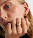 Persée 9kt gold ring with diamond