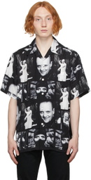 WACKO MARIA Black Silence Of The Lambs 'Guilty Parties' Short Sleeve Shirt