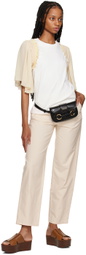 See by Chloé Off-White Pleated Jeans
