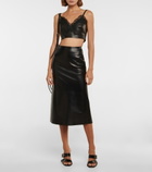 Alexander McQueen - Leather bustier
