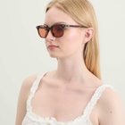 Le Specs Le Resolu Sunglasses in Dark Tort/Cinnamon Tint 