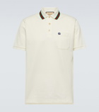 Gucci Double G cotton-blend piqué polo shirt