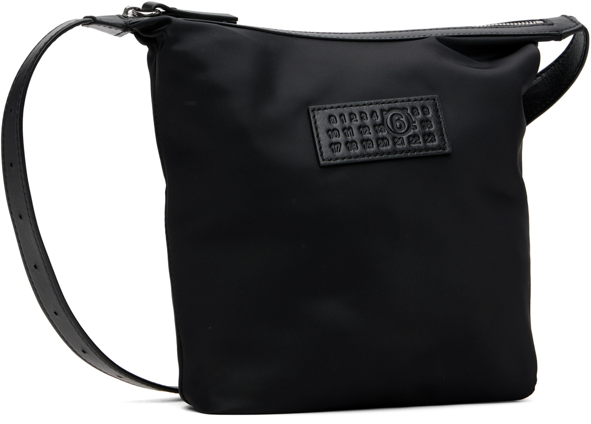 MM6 Maison Margiela Black Numeric Vertical Crossbody Bag