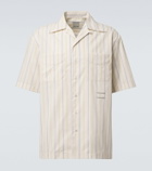 Calvin Klein Collection Nathaniel striped bowling shirt