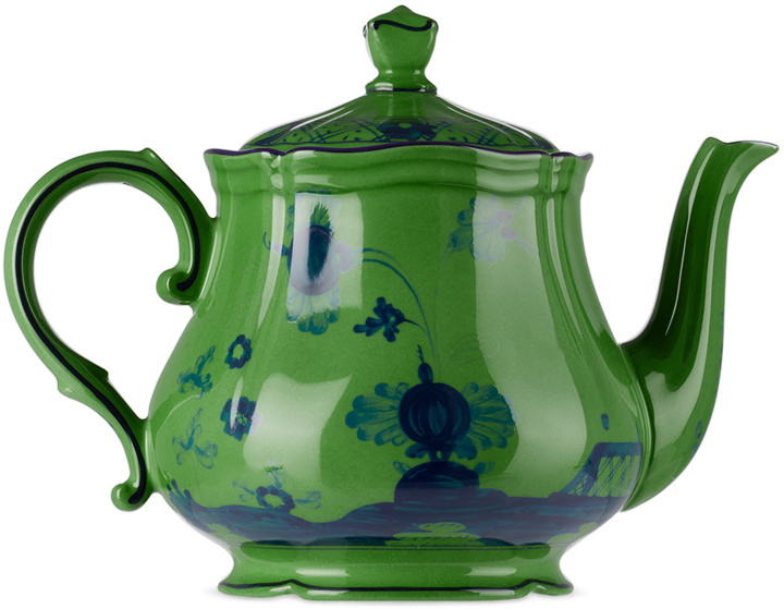 Photo: Ginori 1735 Green Oriente Italiano Teapot