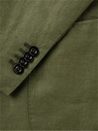 Boglioli - K-Jacket Double-Breasted Linen-Twill Suit Jacket - Green