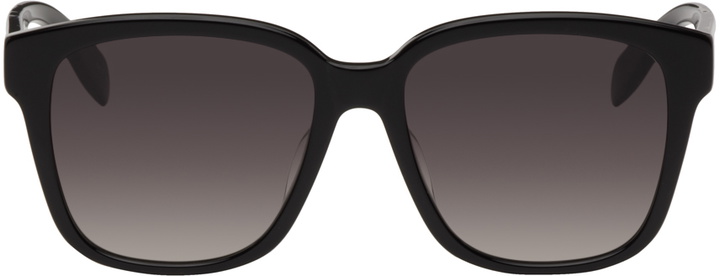 Photo: Alexander McQueen Black Graffiti Sunglasses