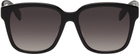 Alexander McQueen Black Graffiti Sunglasses