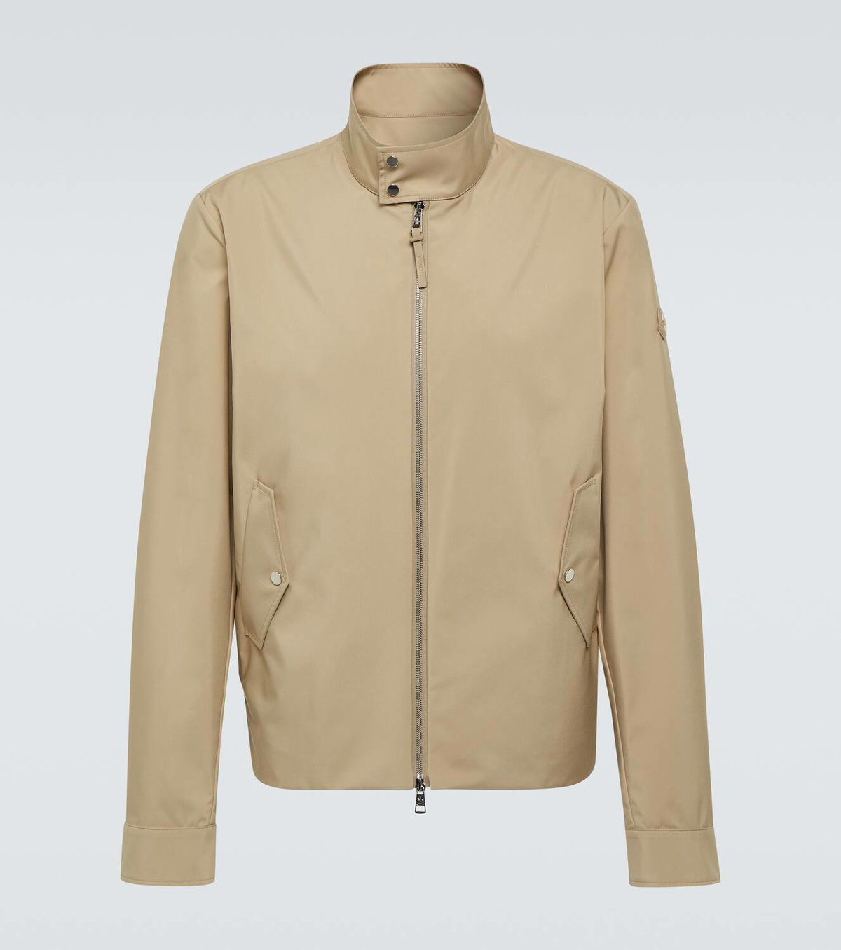 Moncler Chaberton leather-trimmed jacket