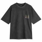 God Made Men's Path To Heaven T-Shirt in Washed Black