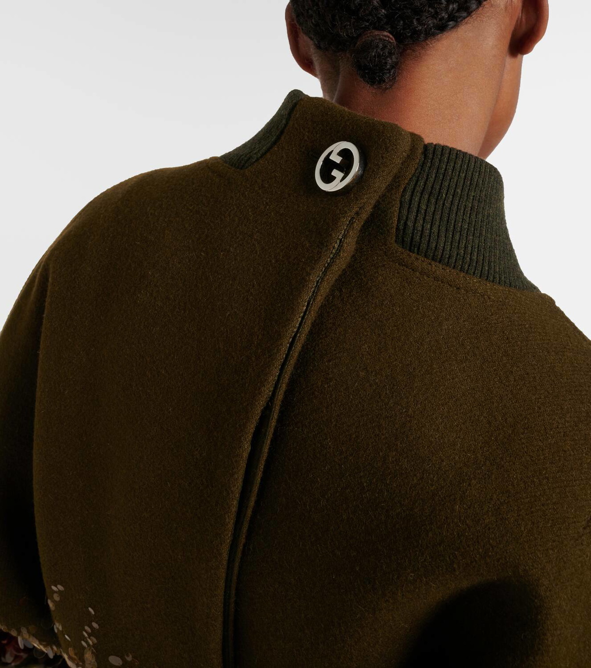 Gucci Sequined wool bomber jacket Gucci