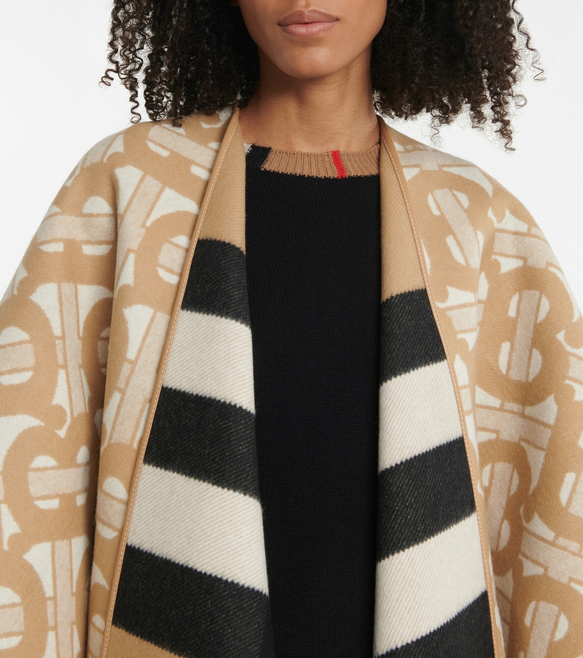 Burberry reversible wool on sale cape