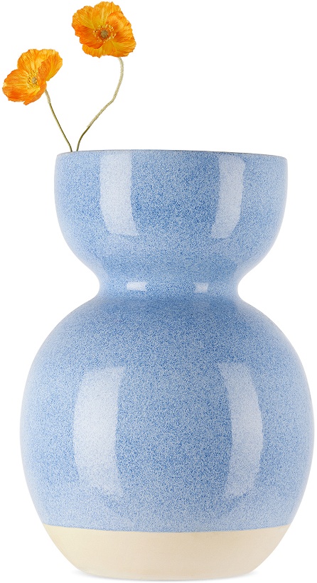 Photo: POLSPOTTEN Blue Boolb L Vase