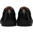 BOSS Black Gary Brushed Leather Sneakers