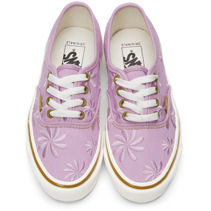 Pink shop vans embroidered