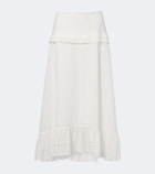 Ulla Johnson Violetta broderie anglaise midi skirt