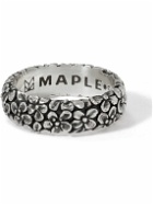 MAPLE - Floral Recycled Silver Ring - Silver