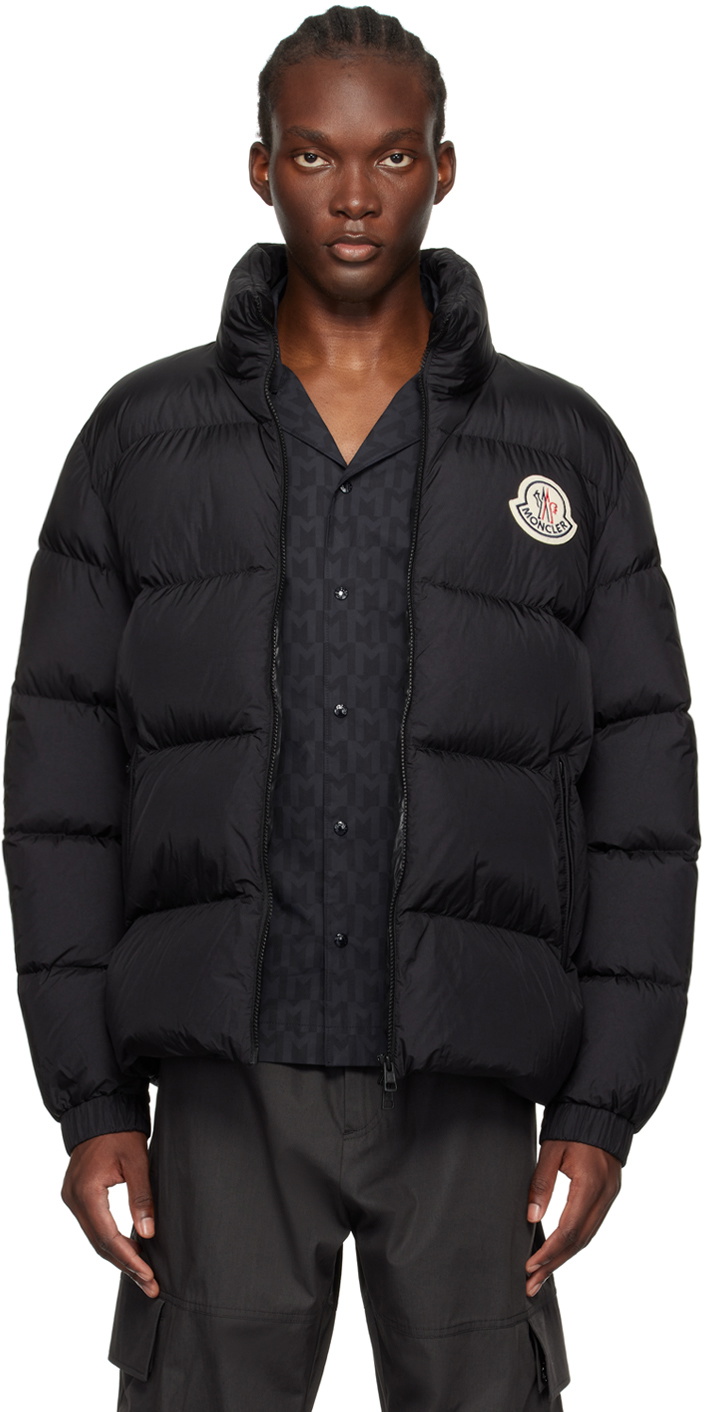 Moncler black short jacket on sale