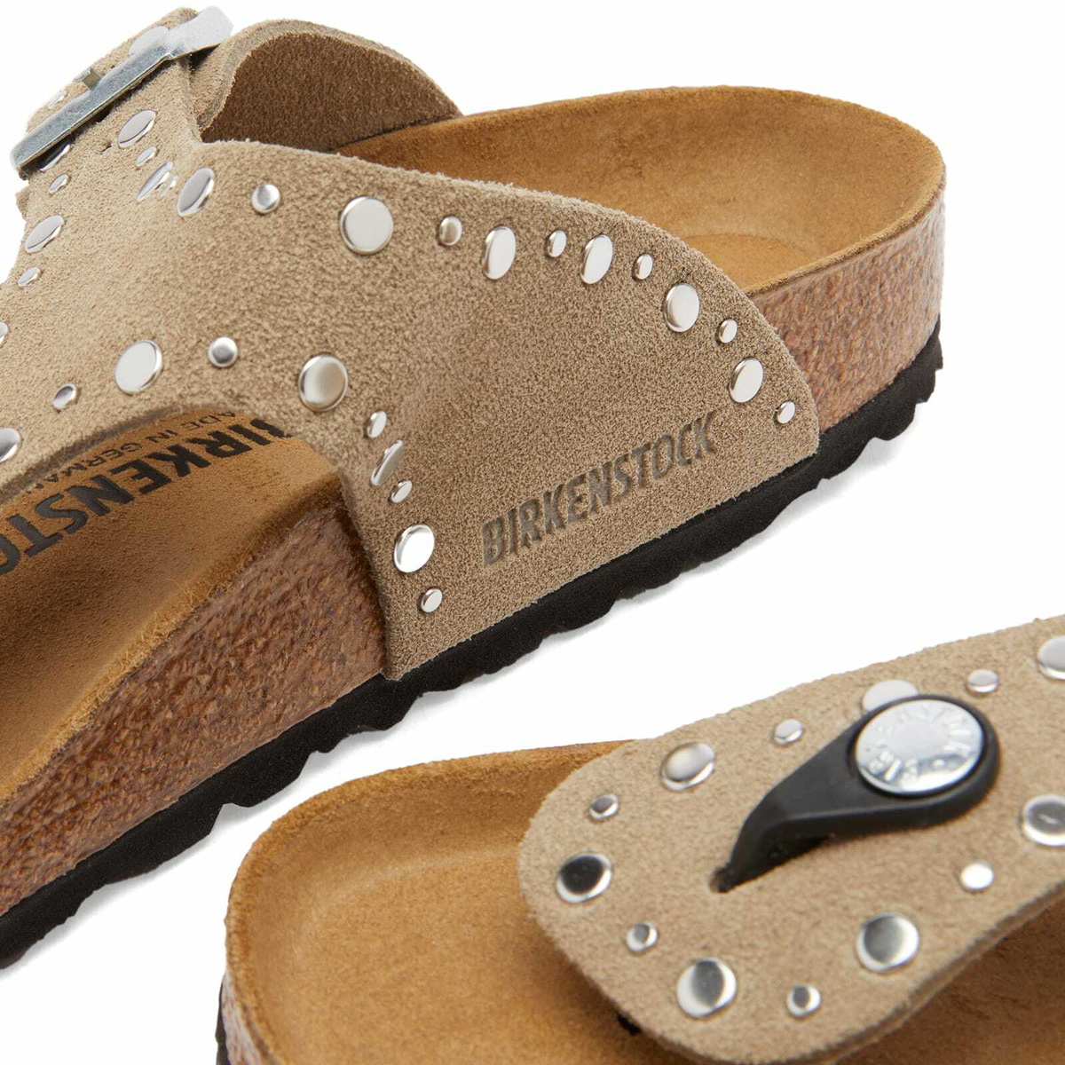 Birkenstock Women's Gizeh Rivet LEVE in Taupe
