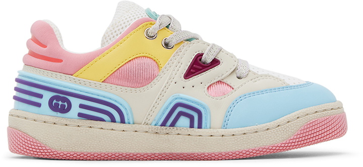 Photo: Gucci Baby Multicolor Basket Sneakers