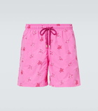 Vilebrequin Mistral embroidered swim trunks