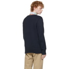 Polo Ralph Lauren Navy and Off-White 1967 Sweater