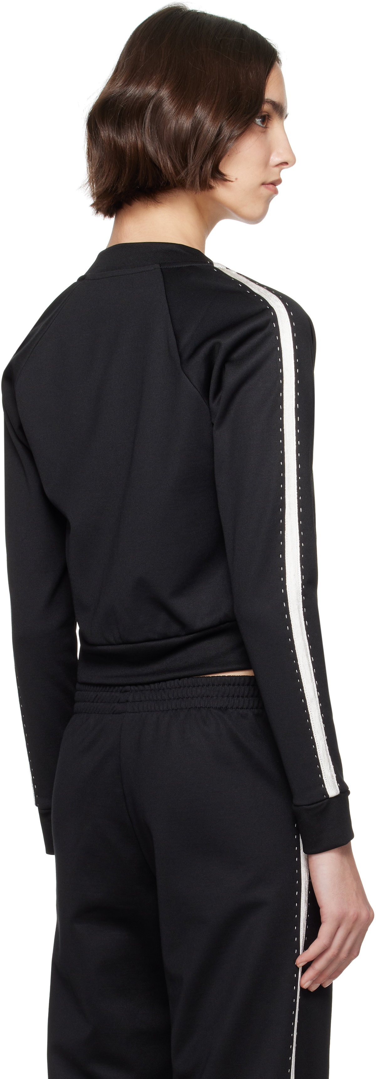 Re/Done Black Sunland Track Jacket