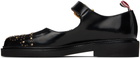 Thom Browne Black Soft Spazzolato Stud Thom John Loafers