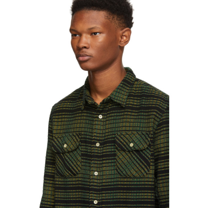 Levi's Vintage Clothing Shorthorn Shirt - Mint Green Print