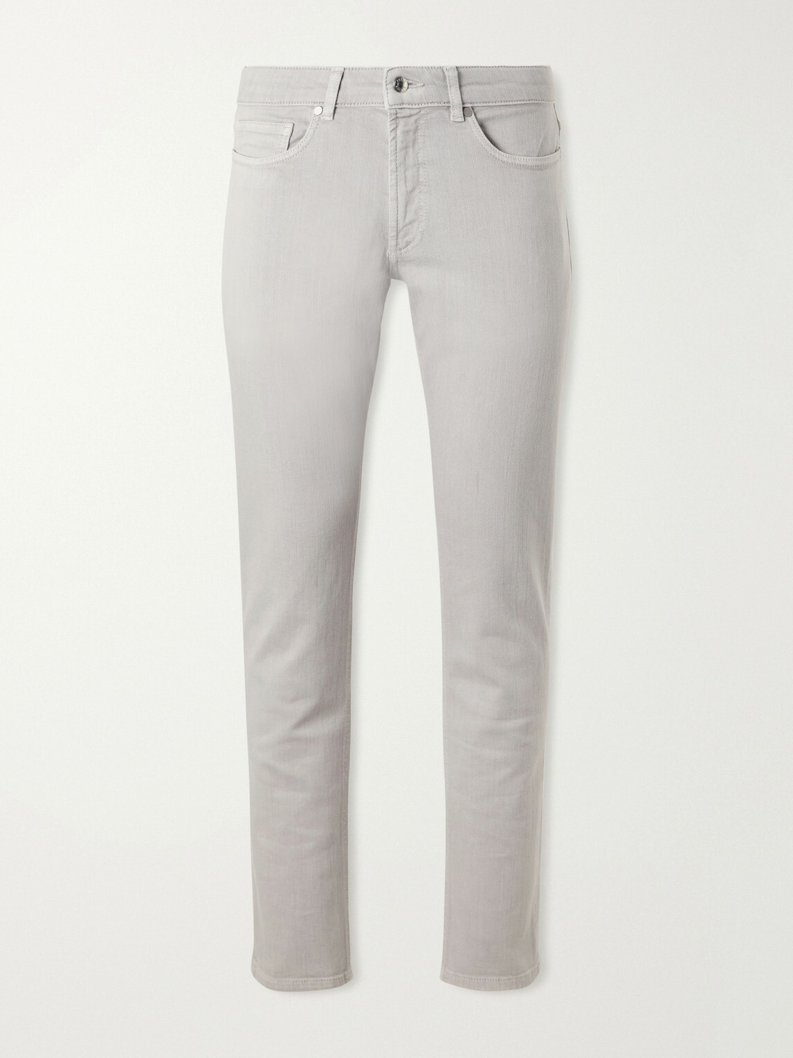 Peter Millar - Fairfield Straight-Leg Garment-Dyed Jeans - Gray
