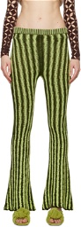 Isa Boulder SSENSE Exclusive Green Cactus Lounge Pants