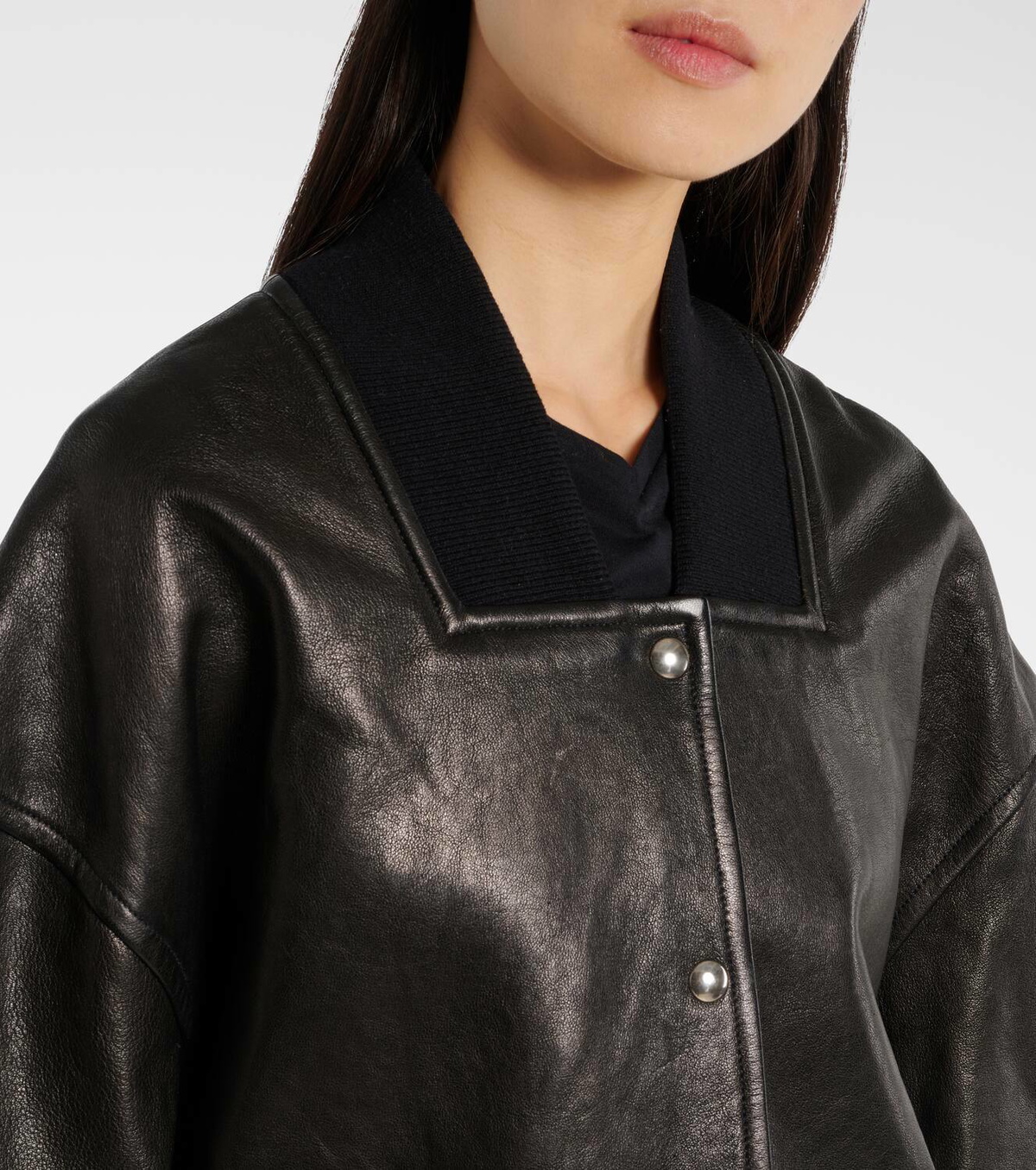 【送料&関税込】Khaite spence Jacket Khaite Spence leather bomber jacket Khaite