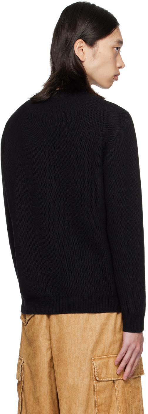Moschino Black Oval Logo Sweater