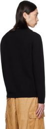 Moschino Black Oval Logo Sweater