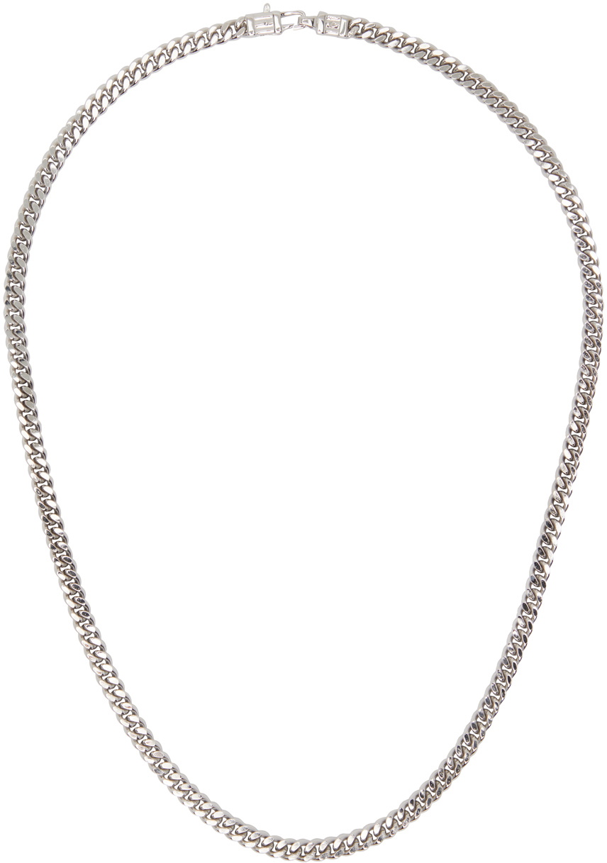 Tom Wood Silver Curb Chain L Necklace