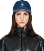 ANINE BING Blue Jeremy 'AB' Baseball Cap