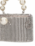 ROSANTICA Super Holly Mesh & Faux Pearls Bag