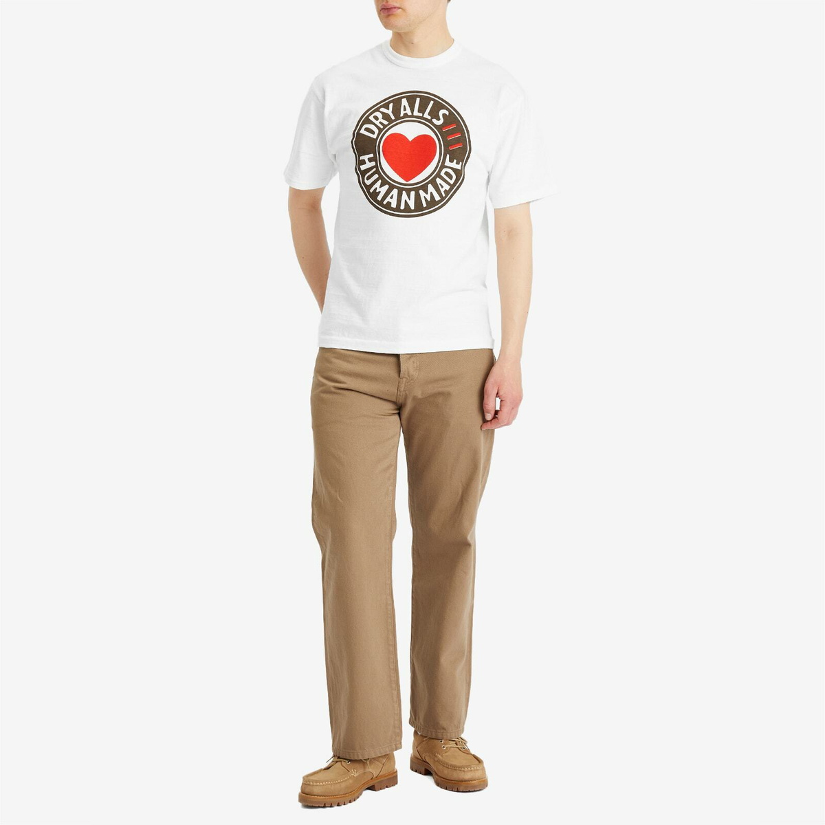 Human Made Men's Circle Graphic T-Shirt in White Human Made