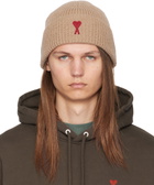 AMI Paris Tan Ami de Cœur Beanie