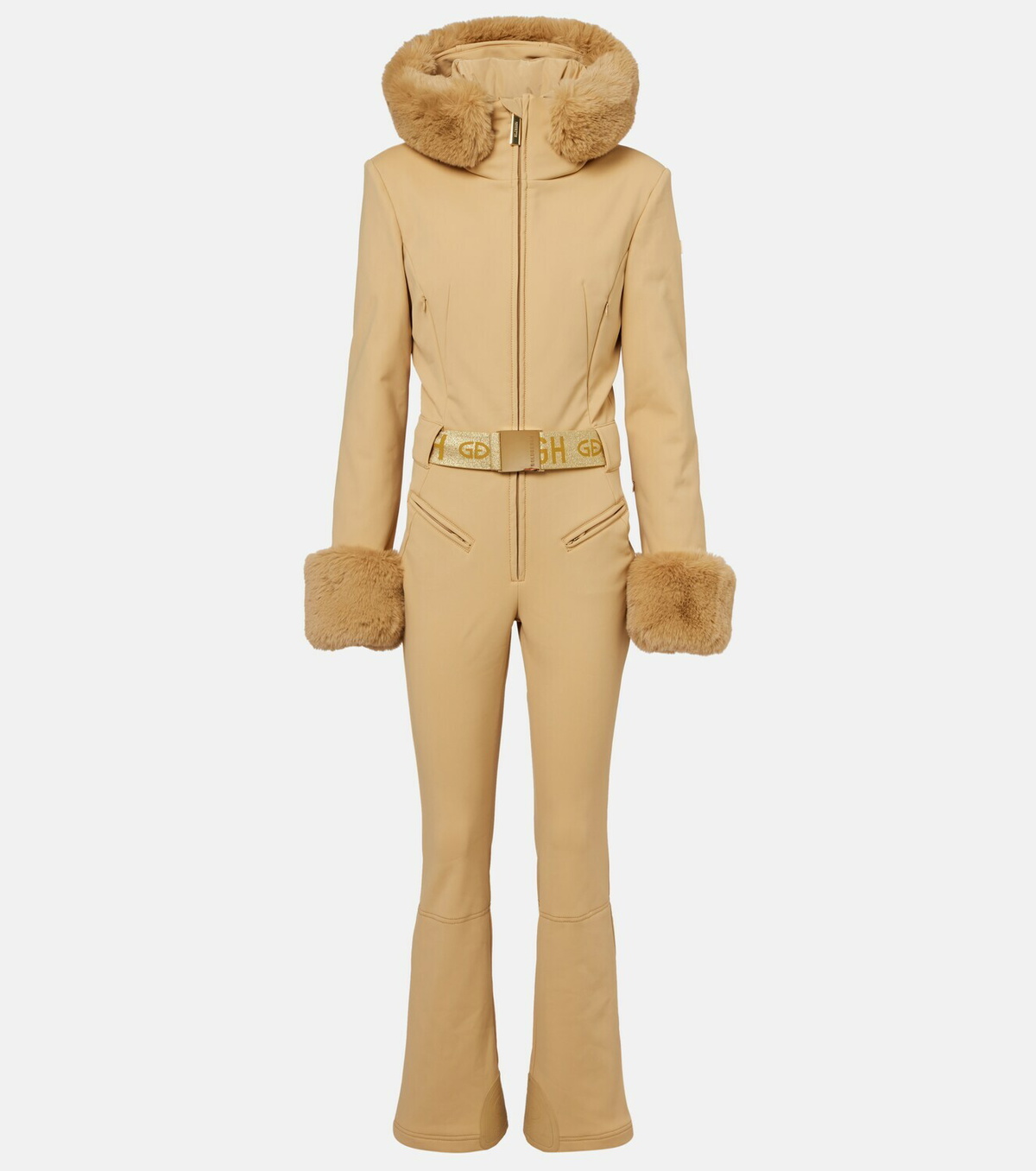 Goldbergh Vita faux fur-trimmed down ski jumpsuit
