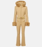 Goldbergh Vita faux fur-trimmed down ski jumpsuit