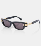 Bottega Veneta Bolt square sunglasses