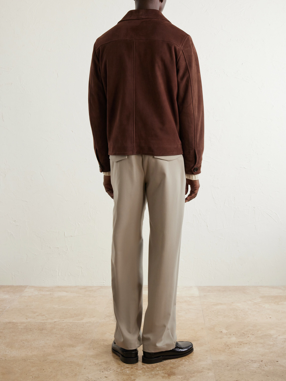 Lardini - Suede Jacket - Brown