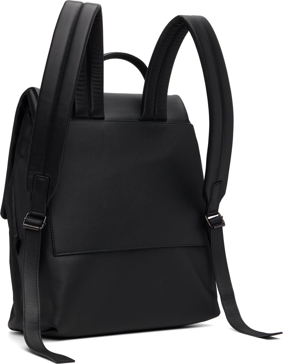 Marsèll Black Pattina Backpack