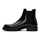 Common Projects Black Lug Sole Chelsea boots