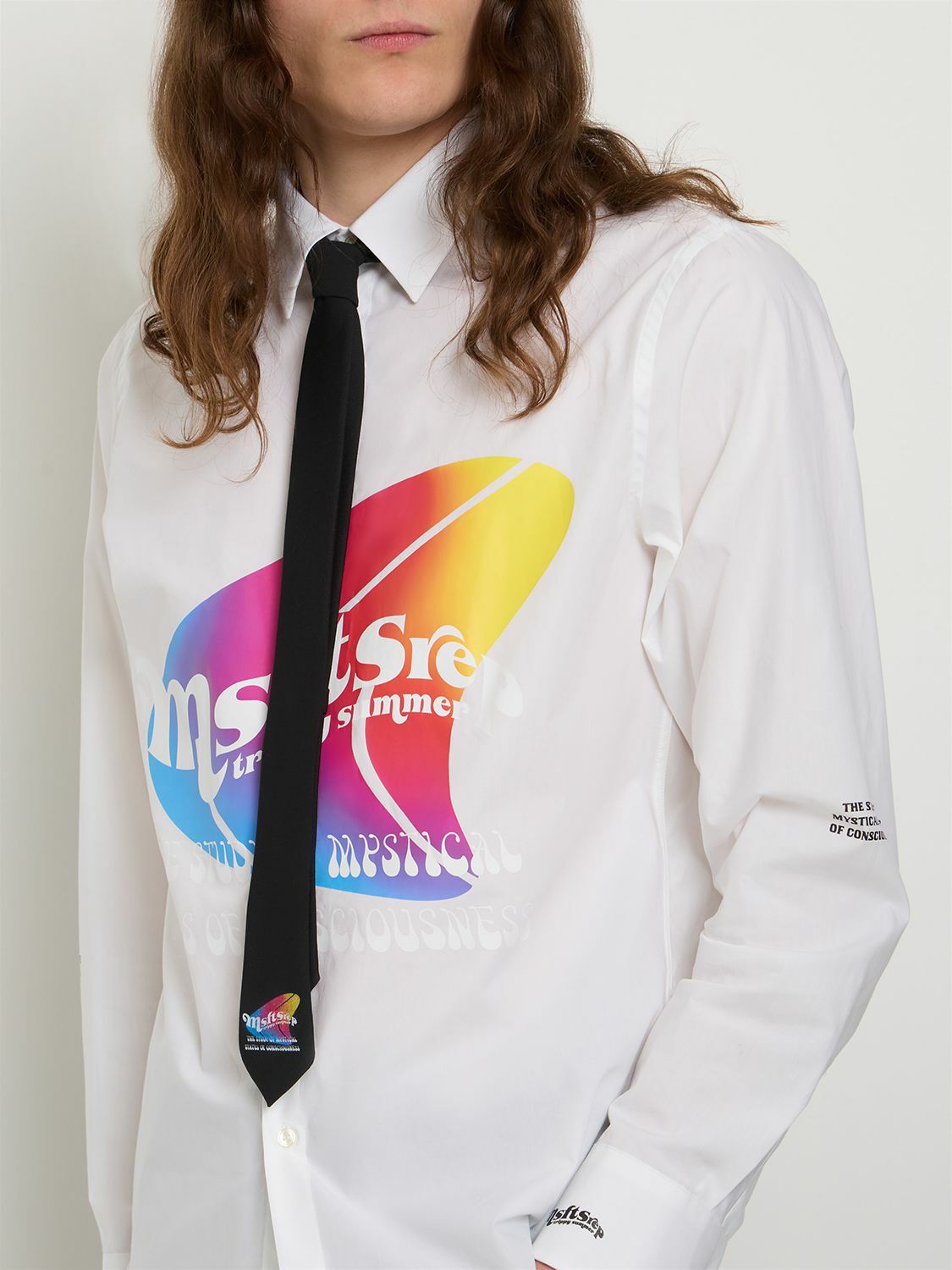 MSFTSREP - Trippy Summer Print Wool Blend Tie